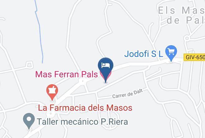 Mas Ferran Pals Map