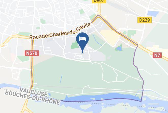 Vaucluse - Mas Halcyon Provence Maps
