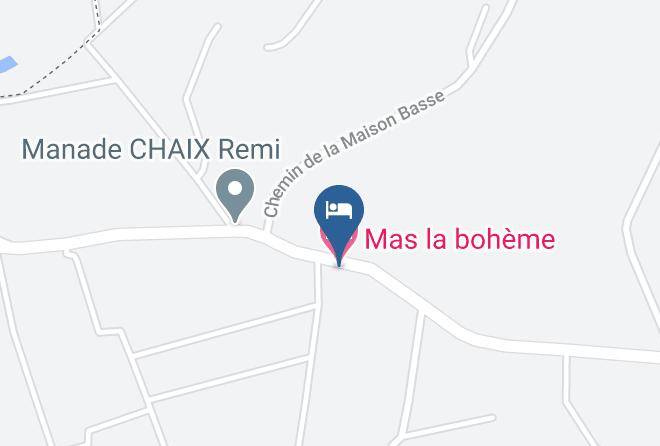Bouches Du Rhone - Mas La Boheme Maps