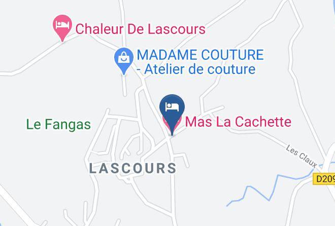 Gard - Mas La Cachette Maps
