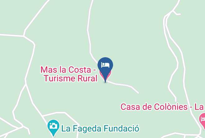 Mas La Costa Turisme Rural Map
