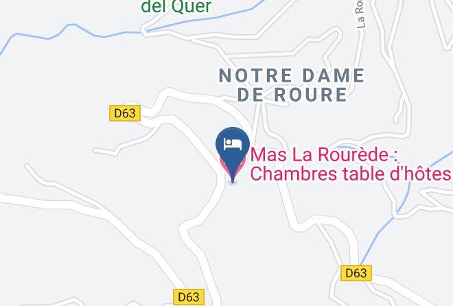 Pyrenees Orientales - Mas La Rourede Chambres Table D'hotes Bed And Breakfast Maps