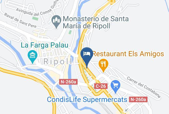 Girona - Mas La Serra Del Boix Maps