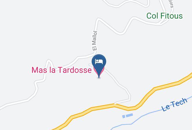 Pyrenees Orientales - Mas La Tardosse Maps