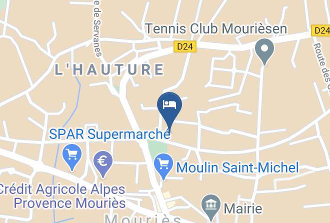 Bouches Du Rhone - Mas La Thebaide Maps
