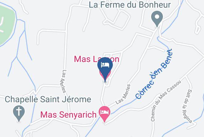 Pyrenees Orientales - Mas Lamon Maps