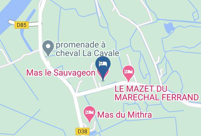 Bouches Du Rhone - Mas Le Sauvageon Maps