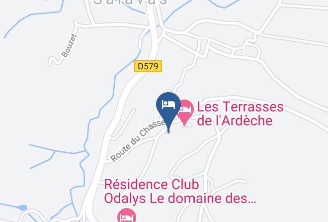 Ardeche - Mas Le Vieux Chene Maps