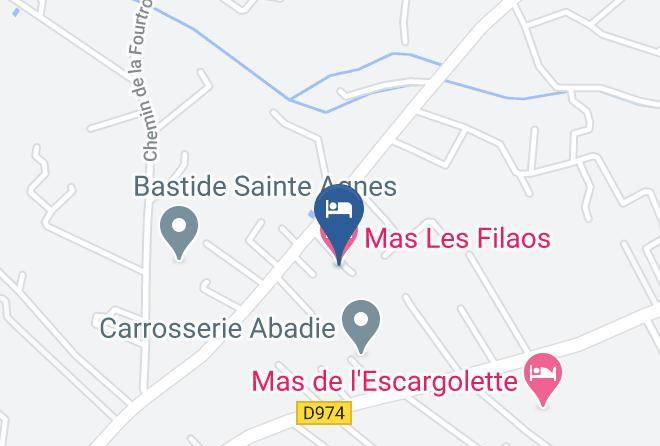 Vaucluse - Mas Les Filaos Maps