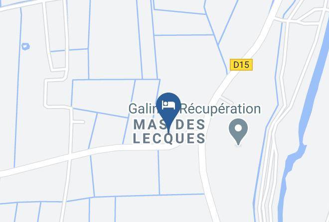 Gard - Mas Les Lecques Haras De La Chenaie Maps