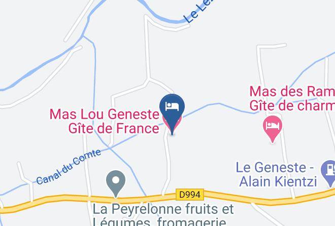 Vaucluse - Mas Lou Geneste Gite De France Maps