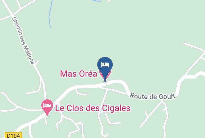 Vaucluse - Mas Orea Maps
