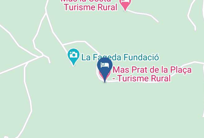 Girona - Mas Prat De La Placa Turisme Rural Maps