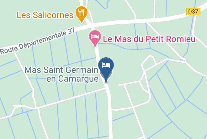 Bouches Du Rhone - Mas Saint Germain En Camargue Maps