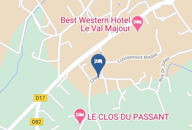 Mas Saint Victor Map