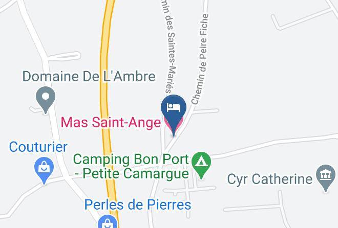 Mas Saint Ange Map