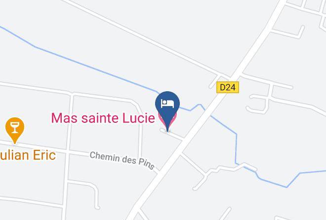 Gard - Mas Sainte Lucie Maps