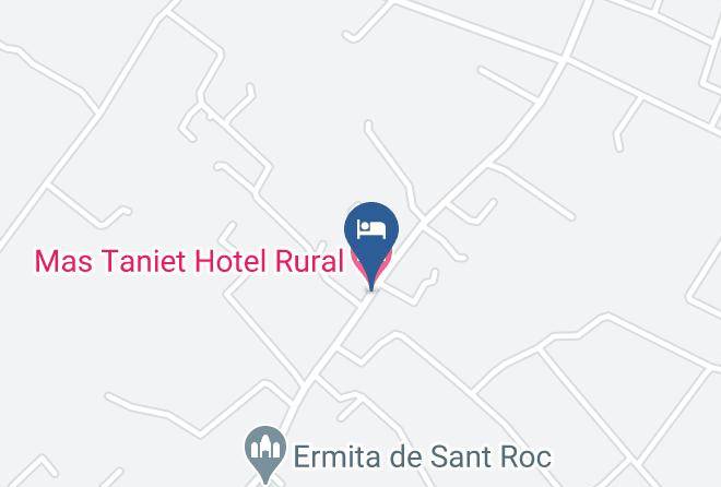 Tarragona - Mas Taniet Hotel Rural Maps