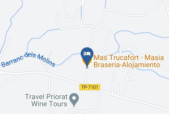 Tarragona - Mas Trucafort Masia Braseria Alojamiento Maps