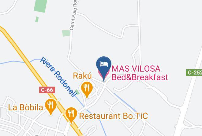 Mas Vilosa Bed&breakfast Map