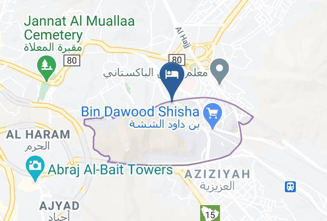 Mecca - Masakin Alhayat Hotel Maps