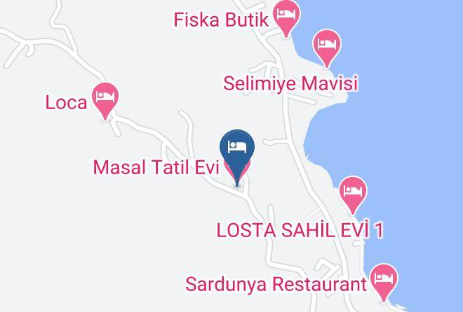 Mugla - Masal Tatil Evi Maps