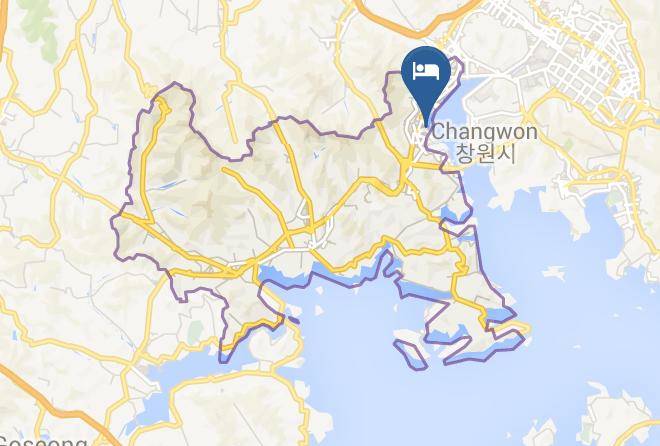 Masanhappoguchangwonsi - Masan Almond Hotel Maps