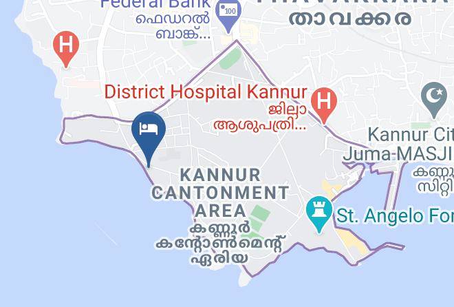 Cannanore - Mascot Beach Resort Maps