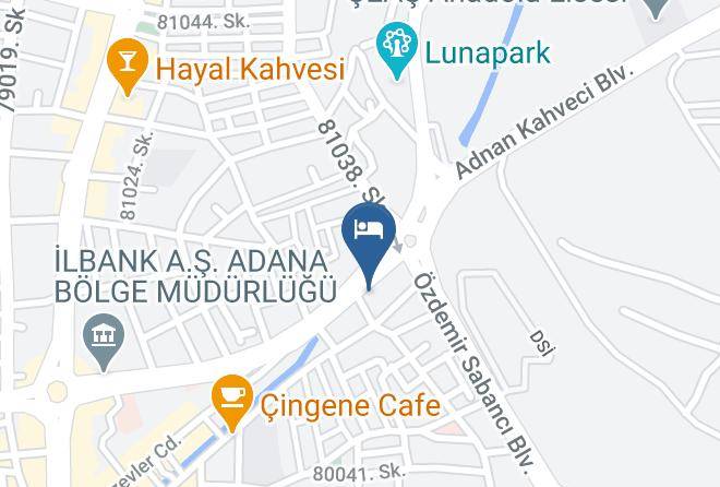 Cukurova - Adana Masel Hotel Maps