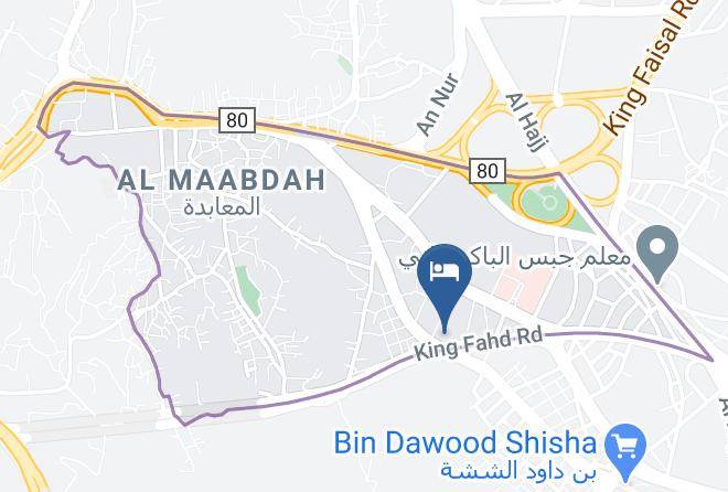 Mecca - Maset Almohanad Hotel Maps