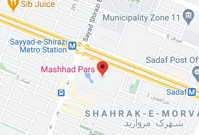 Birjand - Mashhad Pars Hotel Maps