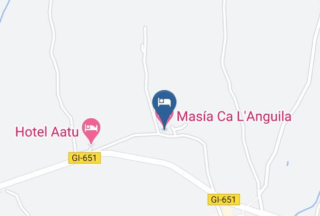 Girona - Masia Ca L'anguila Maps