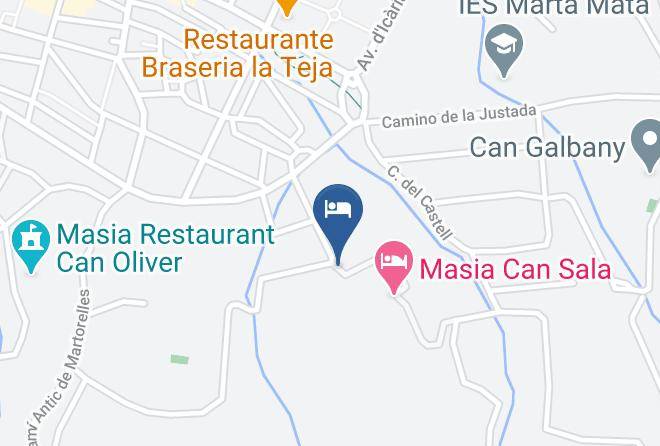 Masia Can Sala Map