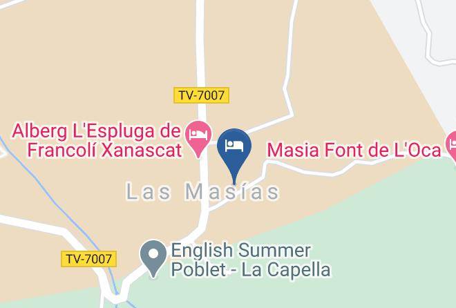Tarragona - Hotel Restaurant Masia Del Cadet Maps