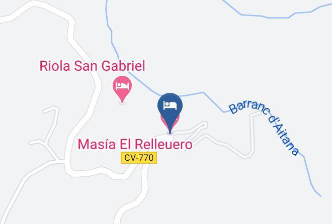 Masia El Relleuero Map