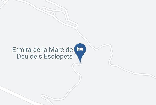 Masia Esclopets Map