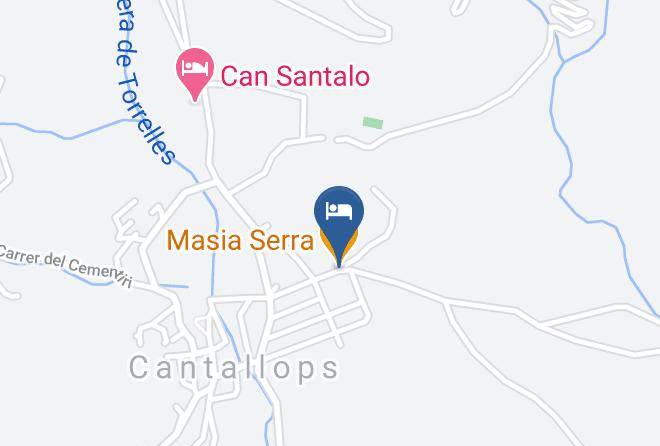 Girona - Masia Serra Maps