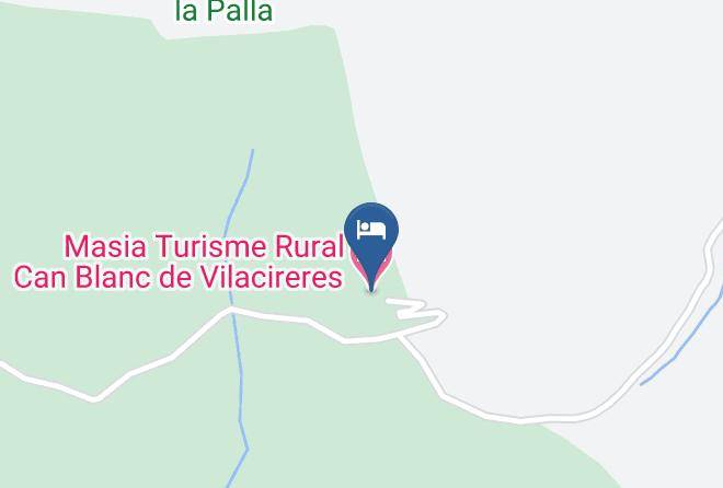 Masia Turisme Rural Can Blanc De Vilacireres Map