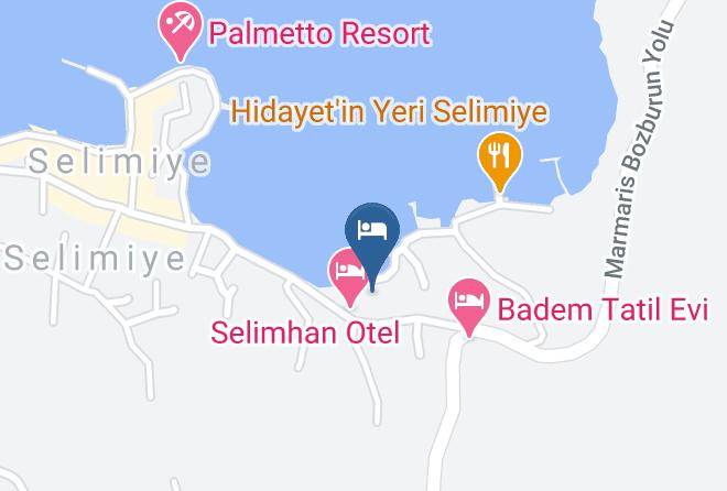 Mugla - Maskot Beach Tatil Evi Maps