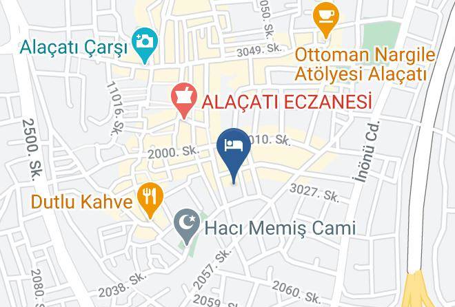 Cesme - Maslina Otel Alacati Maps