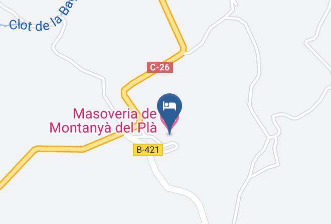 Barcelona - Masoveria De Montanya Del Pla Maps