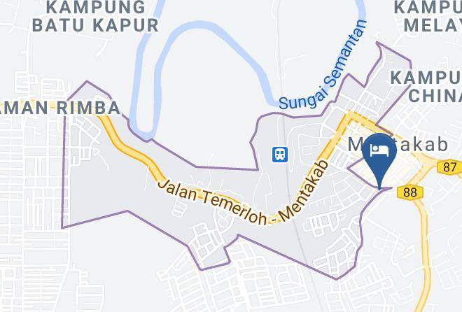 Temerloh - Mass Hotel Mentakab Maps