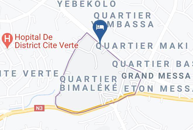 Mfoundi - Massao Palace Hotel Maps
