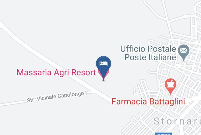 Foggia - Massaria Agri Resort Maps