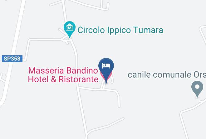 Lecce - Masseria Bandino Hotel & Ristorante Maps