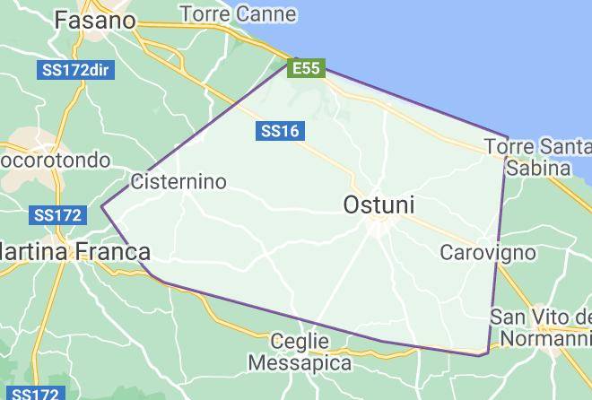 Brindisi - Masseria Bellavista Ostuni Maps