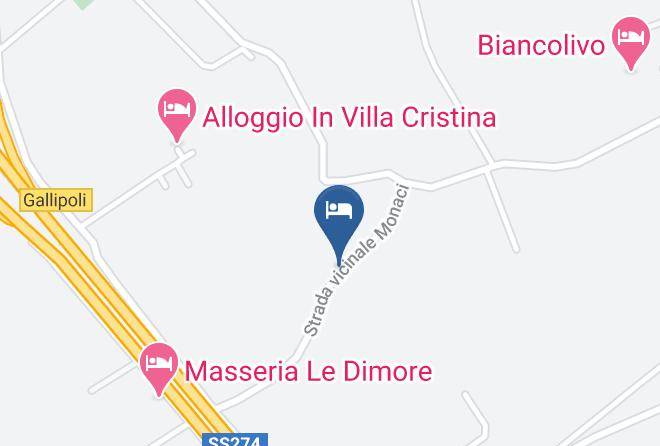 Lecce - Masseria Borgo Monaci Maps