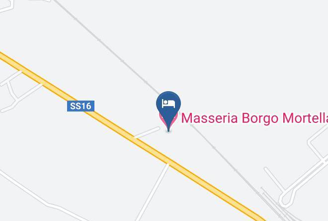 Lecce - Masseria Borgo Mortella Maps