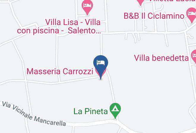 Lecce - Masseria Carrozzi Maps