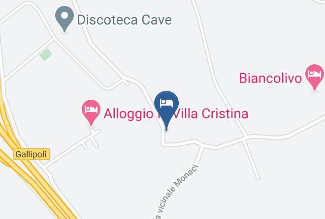Lecce - Masseria Ceratonia Maps
